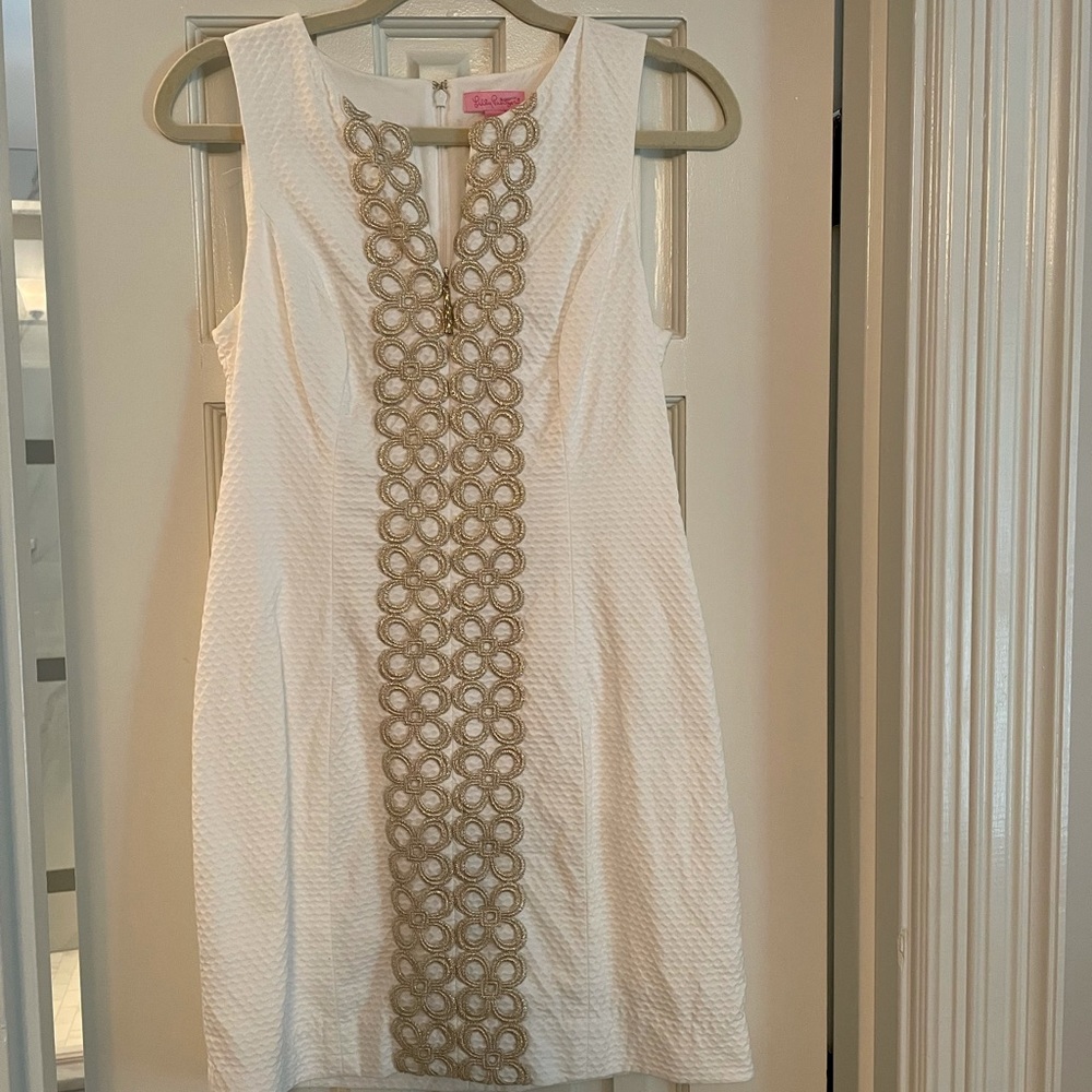 EUC white lilly Pulitzer dress